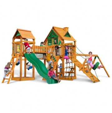 Pioneer Peak Treehouse Cedar Swing Set with Wood Roofs & Amber Posts - 01-0055-AP-360x365.jpg